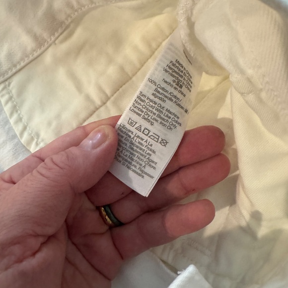 Madewell Denim Pleated Mini Skirt in Tile White • size 28 • NWT • NQ808 • white - Picture 8 of 13